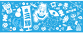 Rakugo Tenugui Hand Towel - Sunshine Happy!